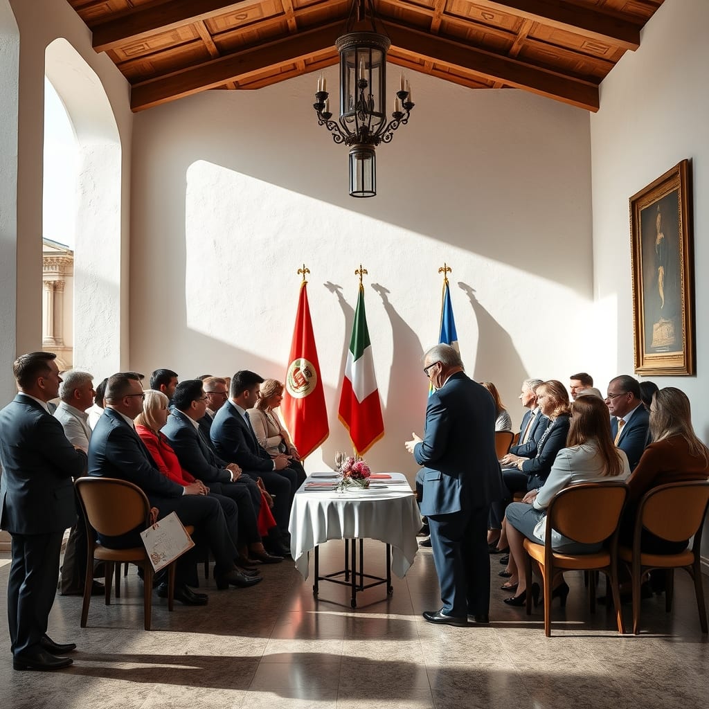 Encuentro en la Casa de Catamarca con misión diplomática de Utah