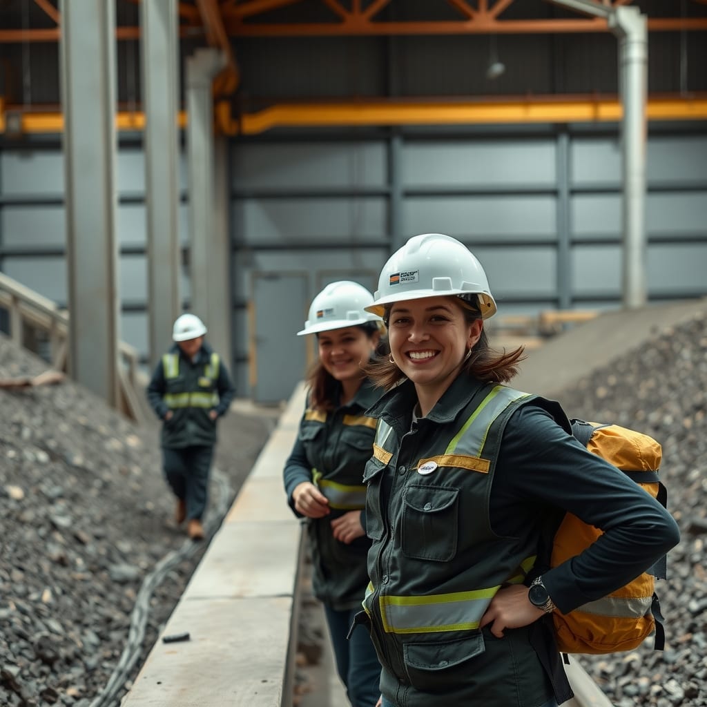 La participación femenina en la minería del cobre en Chile alcanzó un récord del 21,7%