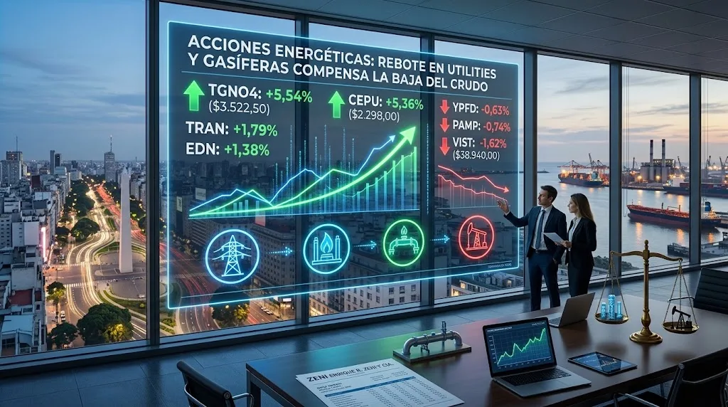 La Bolsa porteña cayó 0,58% con Edenor y Transener en alza e YPF en baja