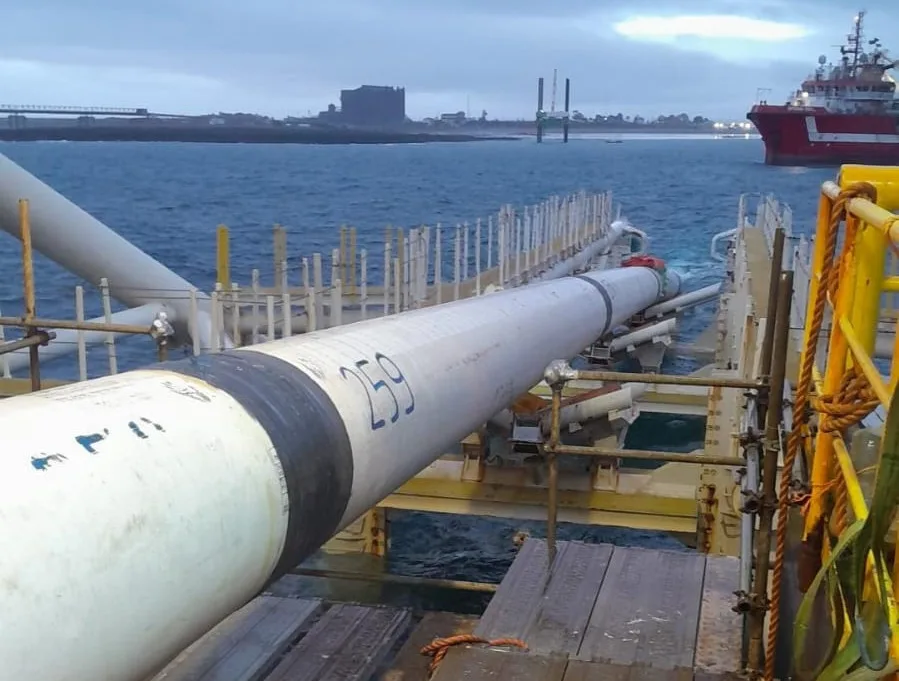 Tra Sub, empresa de buceo rionegrina, trabaja como subcontratista en el proyecto de SESA
