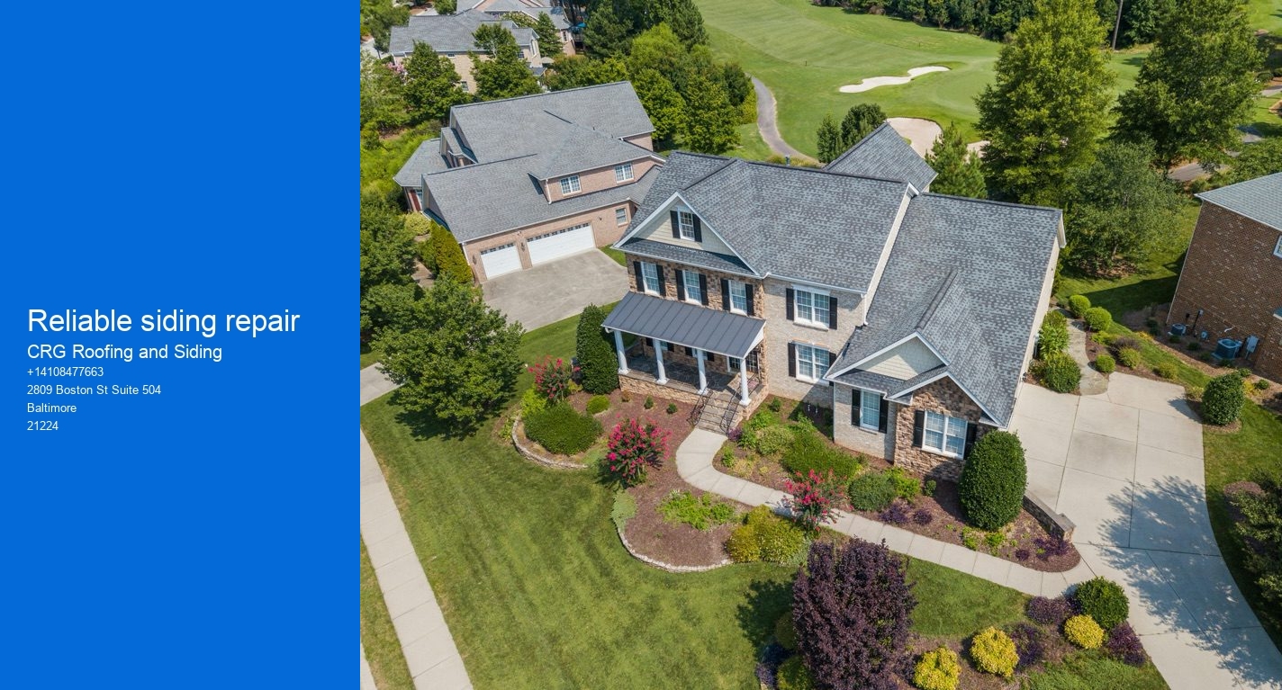 Reliable siding repair