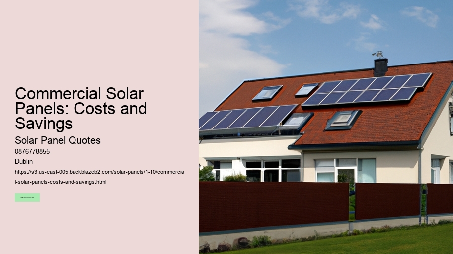 Commercial Solar Panels: Costs and Savings