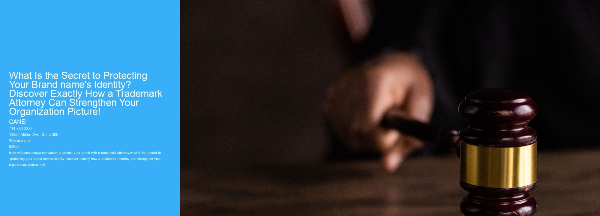 What Is the Secret to Protecting Your Brand name's Identity? Discover Exactly How a Trademark Attorney Can Strengthen Your Organization Picture!