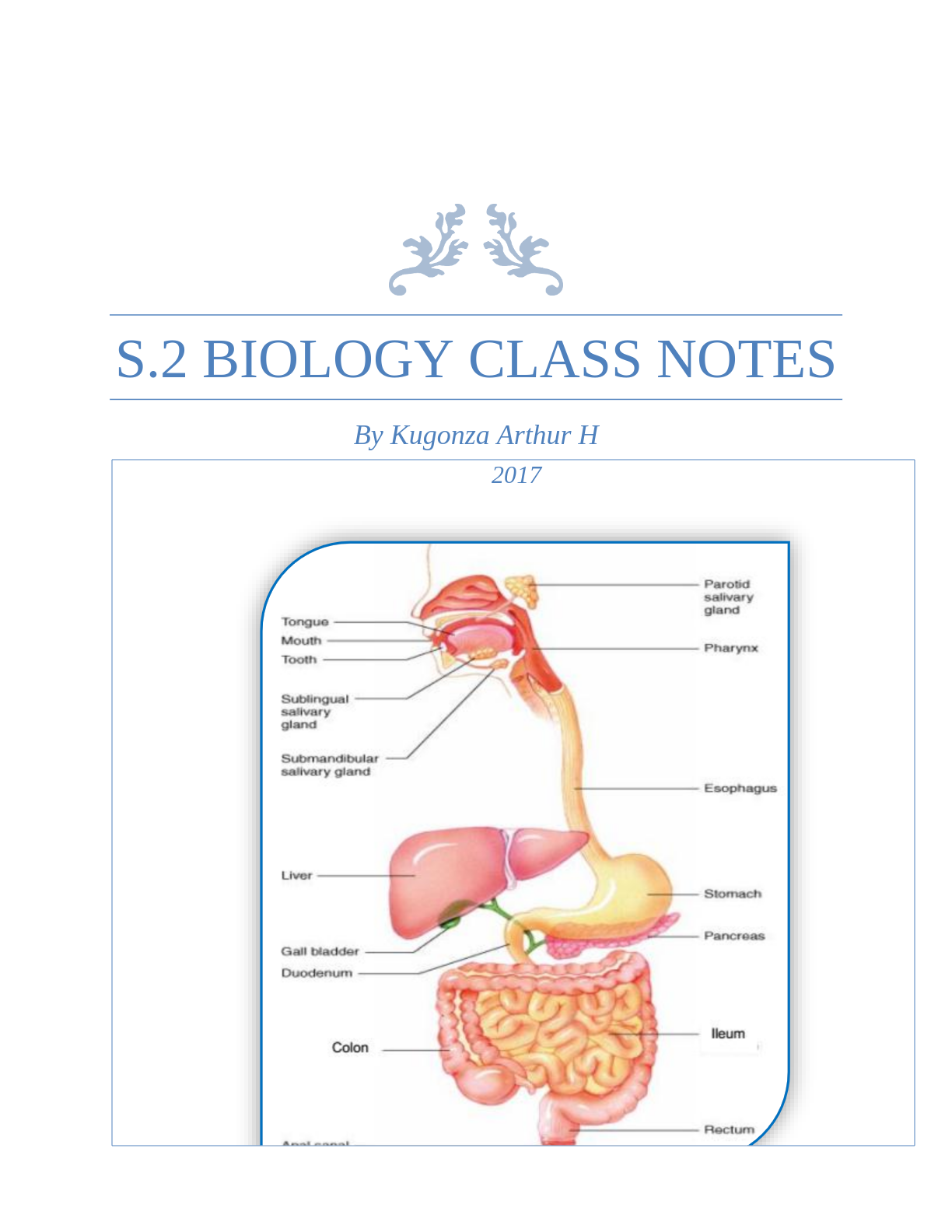 s2 biology notes pdf