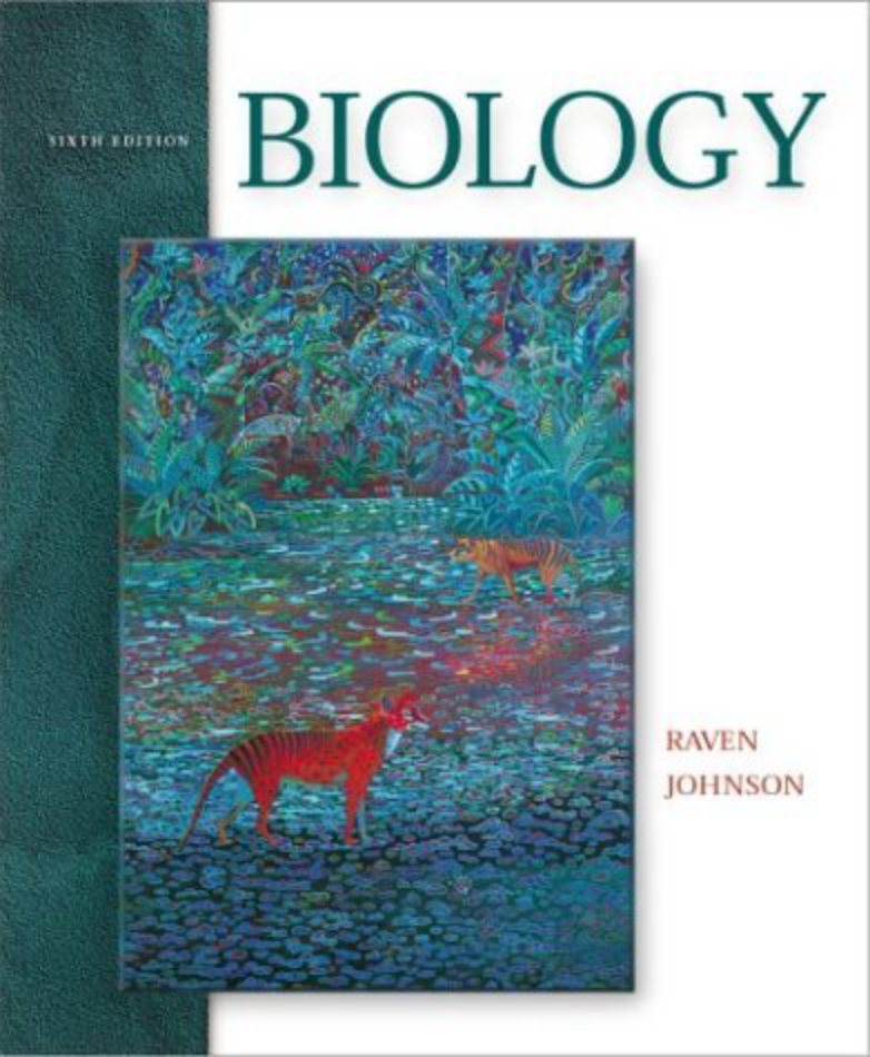 A level biology textbook by Raven Johnson
