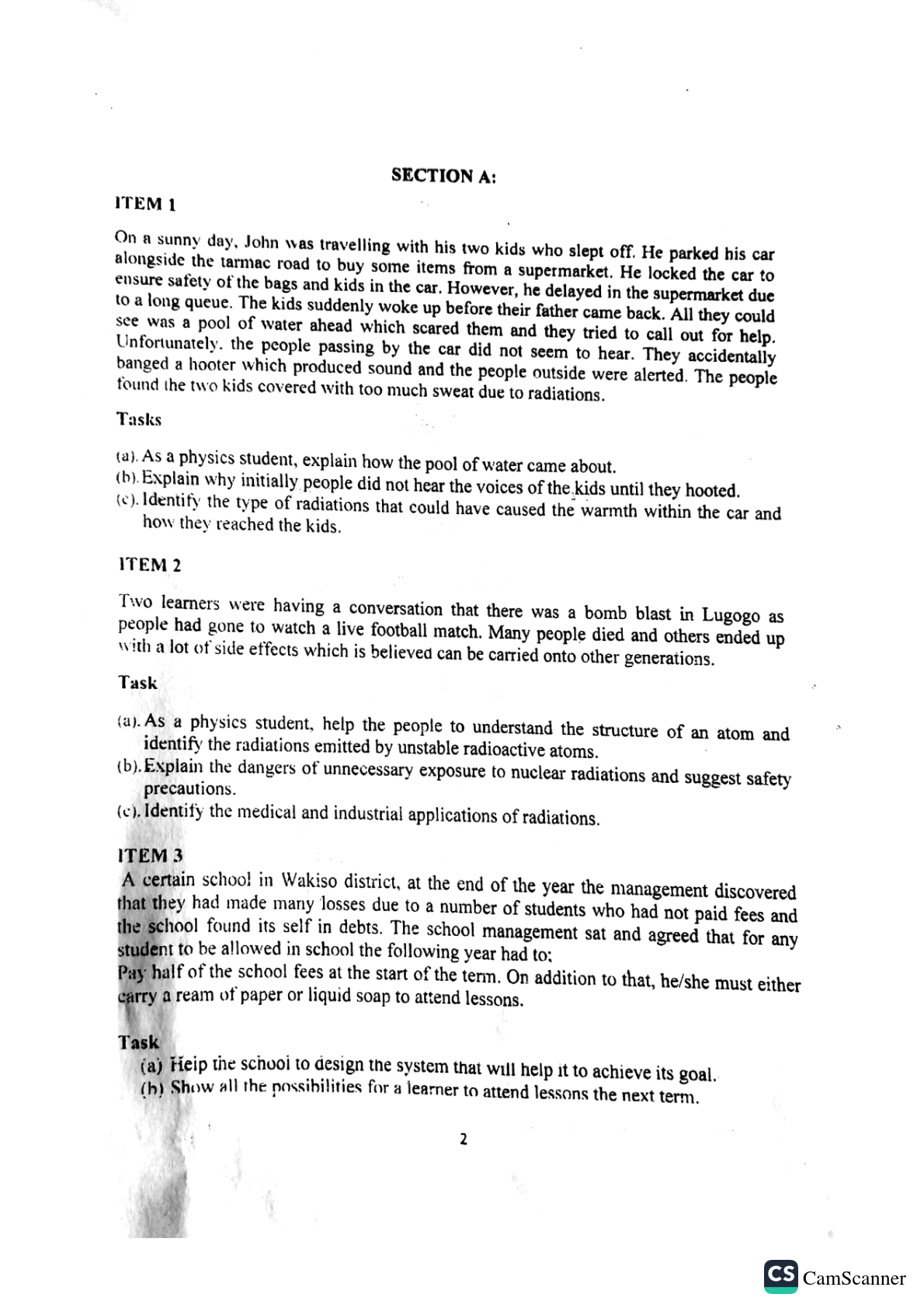 pass o level mathematics question on the new curriculum