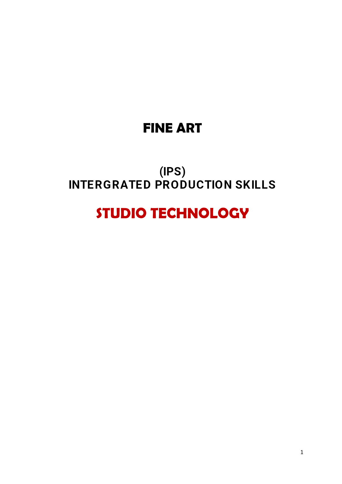 Fine art and studio technology s5