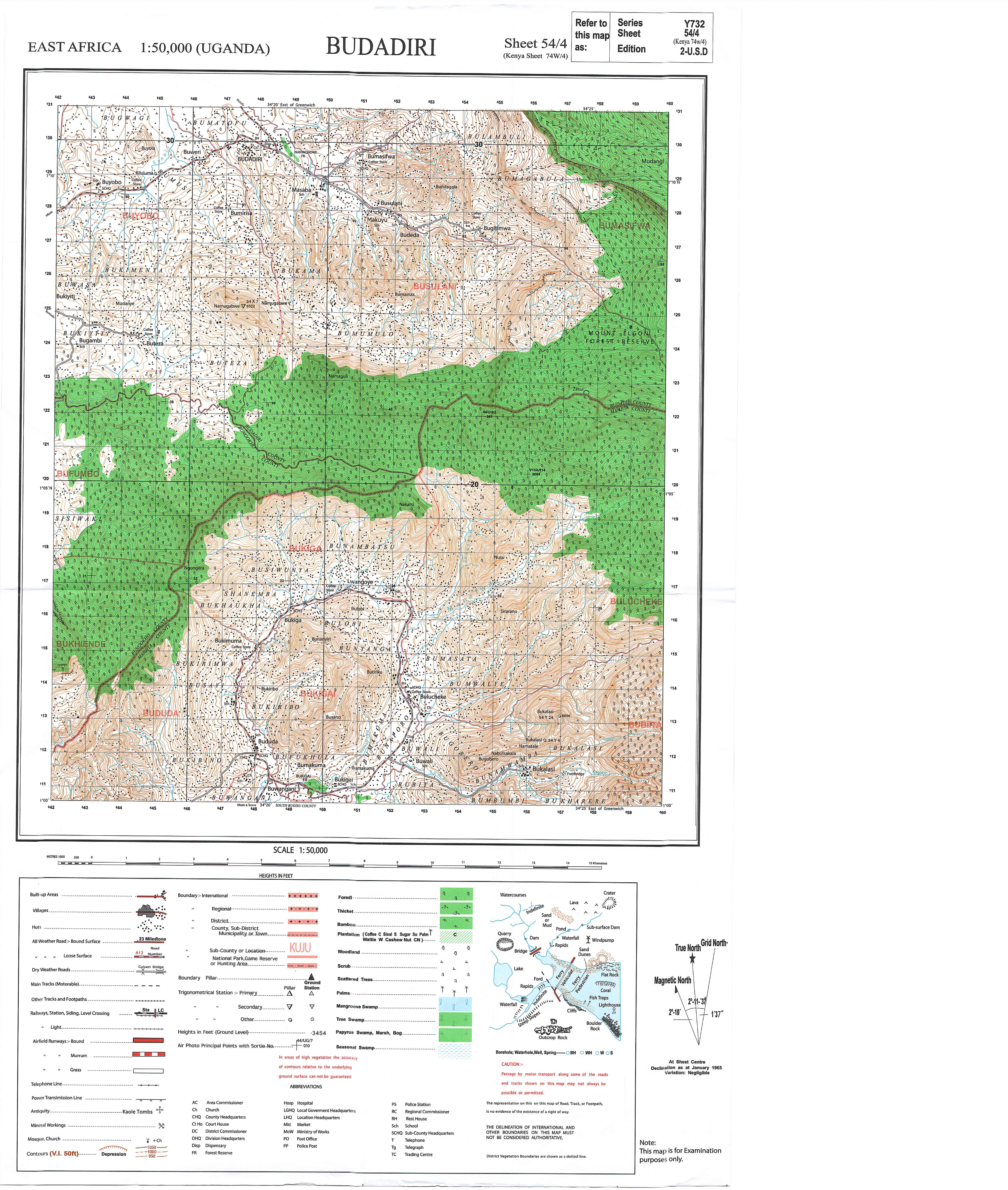 Budadiri map extract