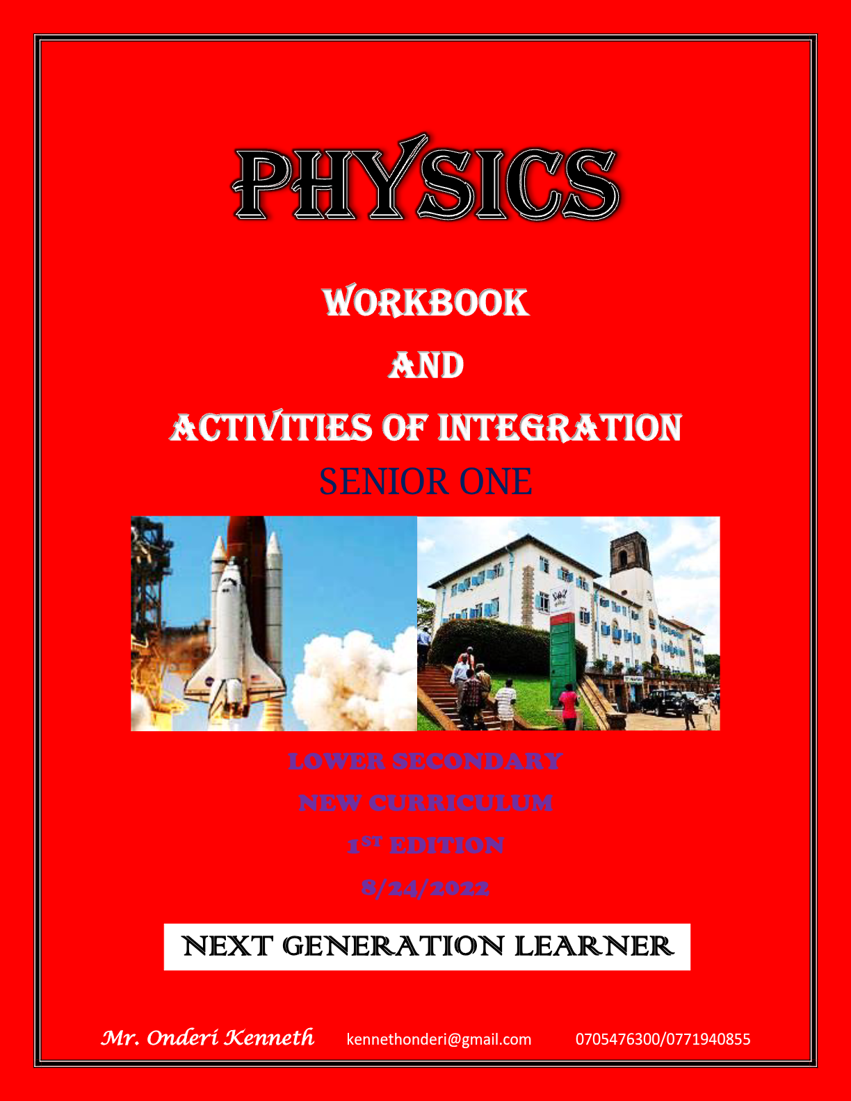 S1 physics work book