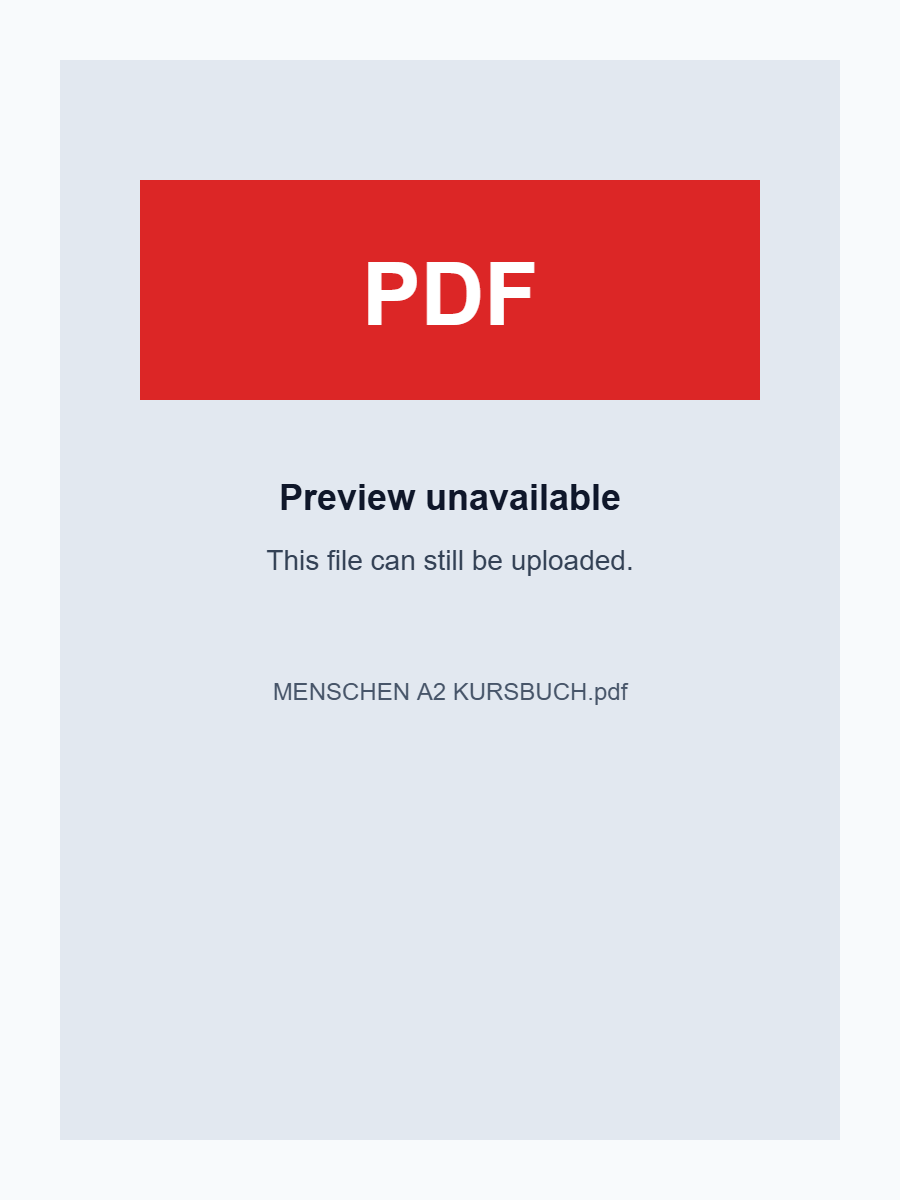 Menschen A2 kursbuch