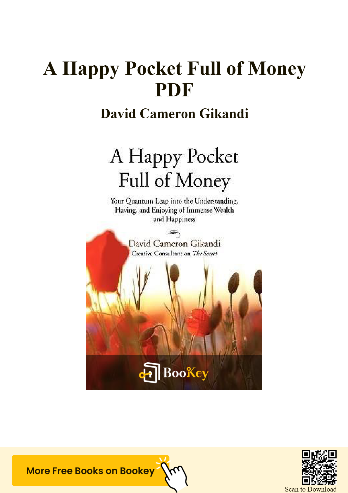 A HAPPY POCKET FULL OF MONEY
