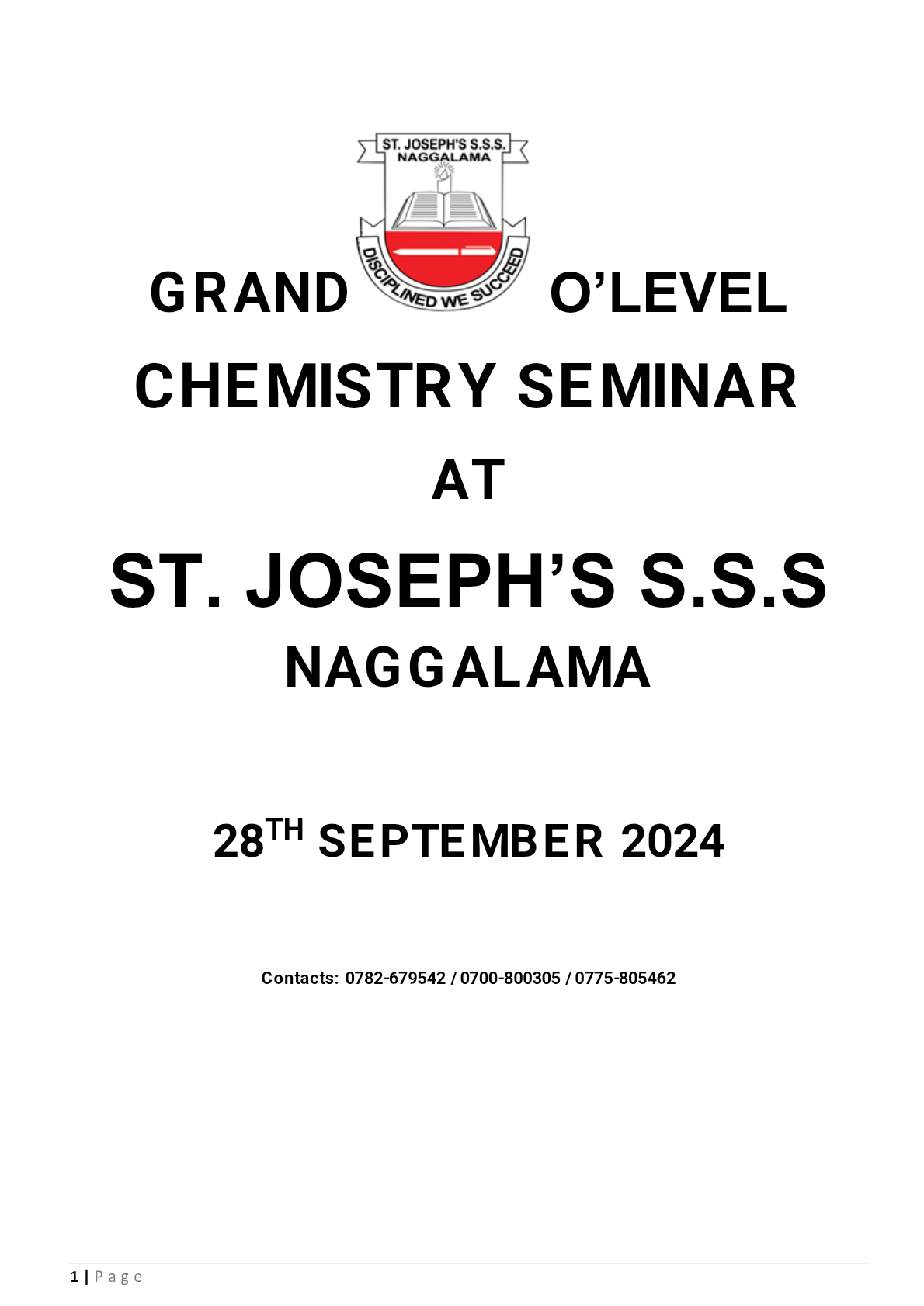 O level seminar solutions