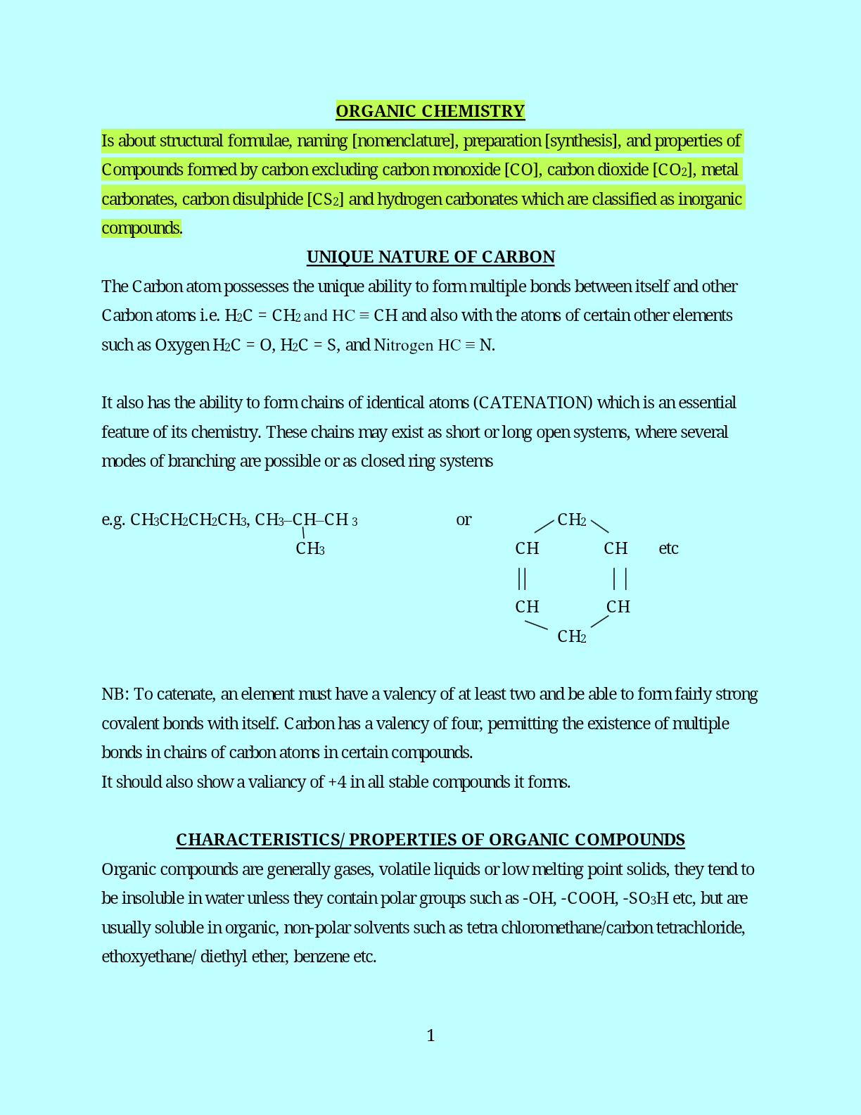 Complete organic chemistry notes