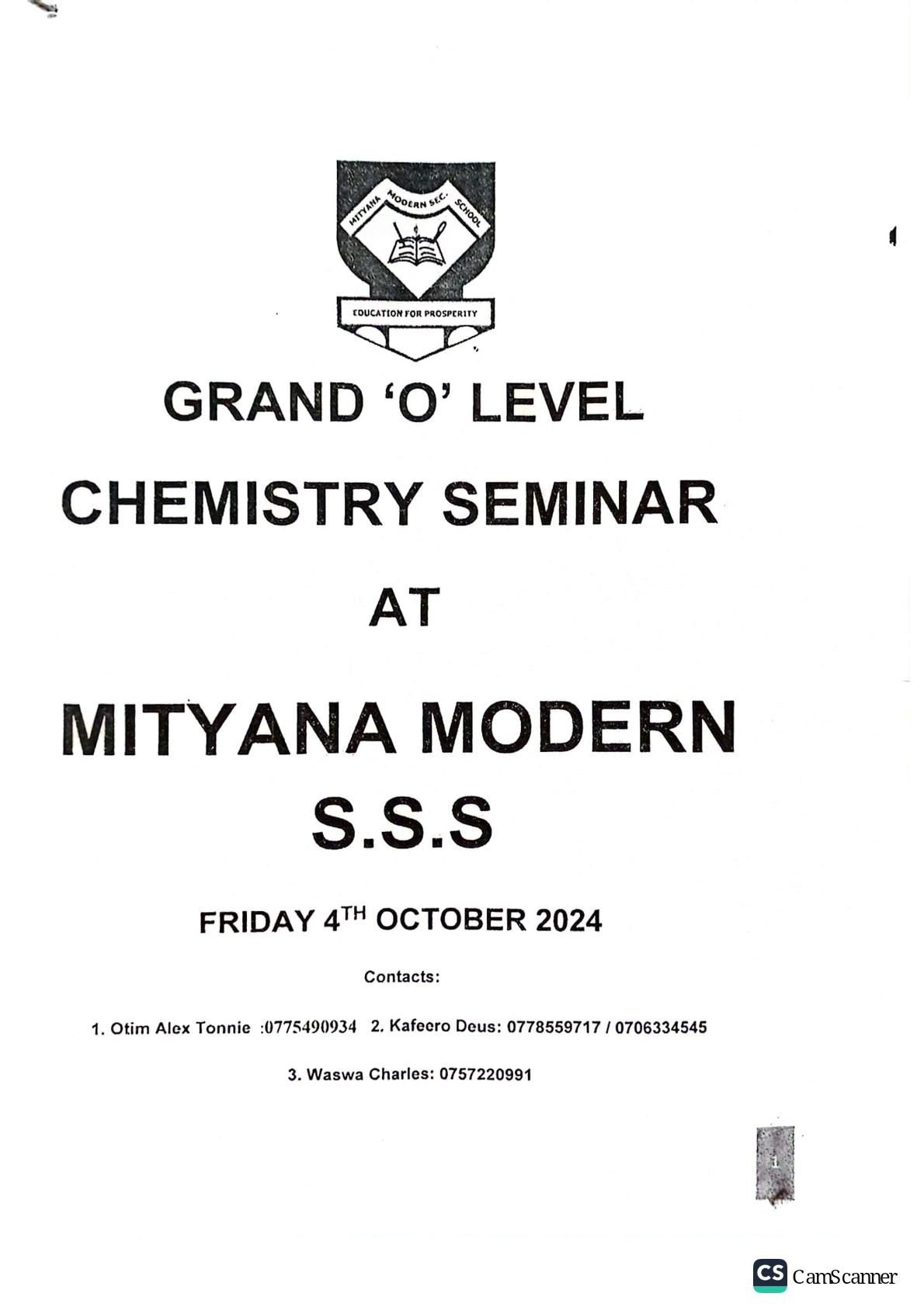 Chem seminar with guide 2024
