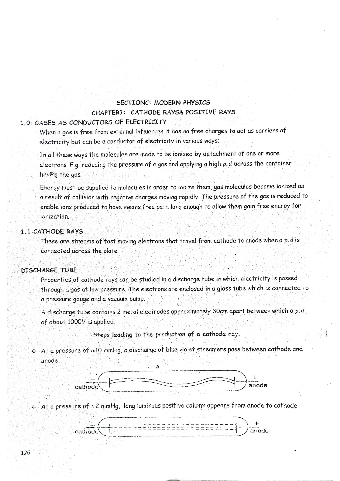 Modern notes