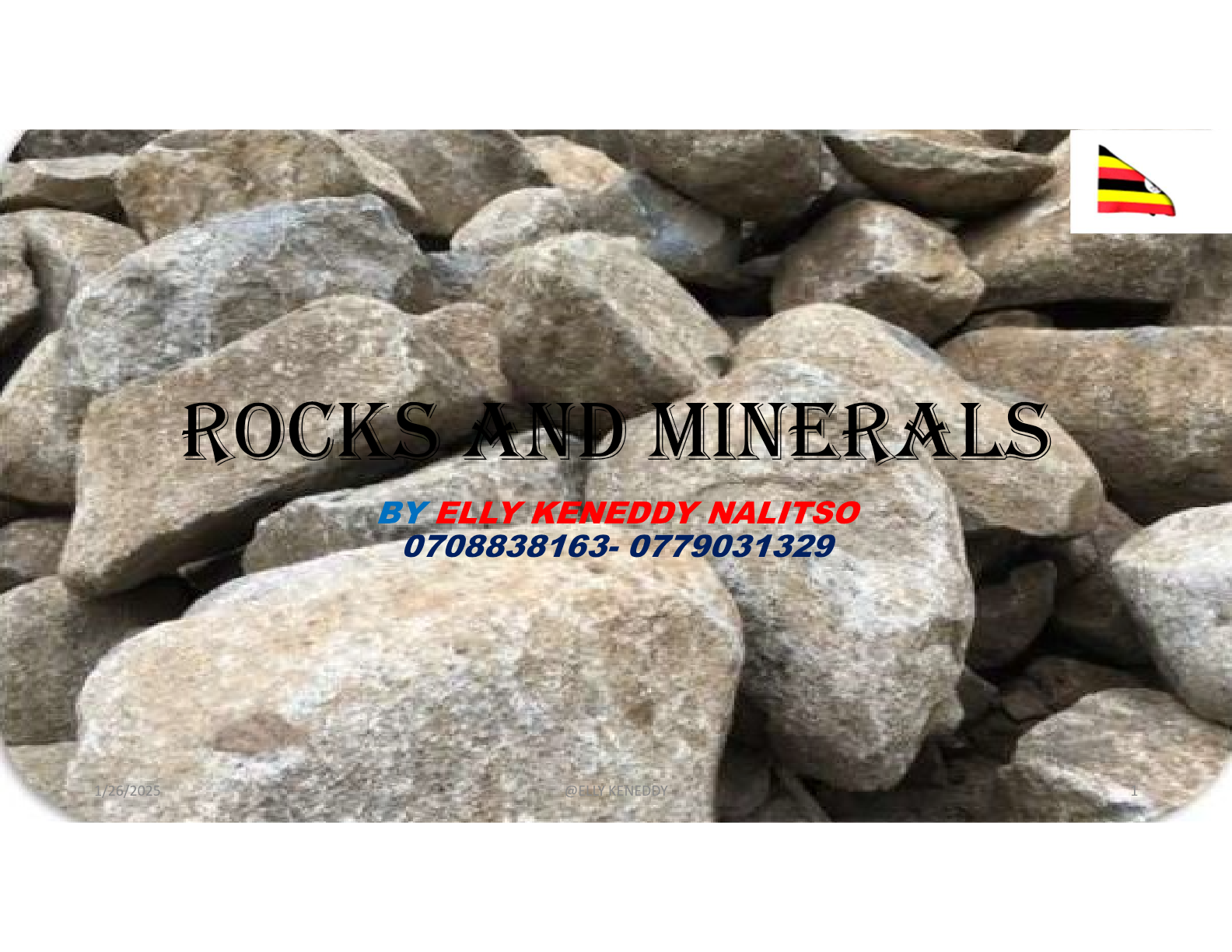 Rocks and minerals