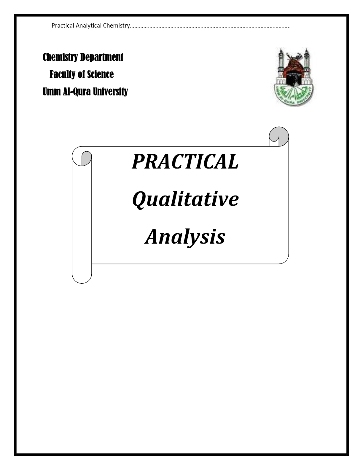 Chemistry practical By Lambert Kato
