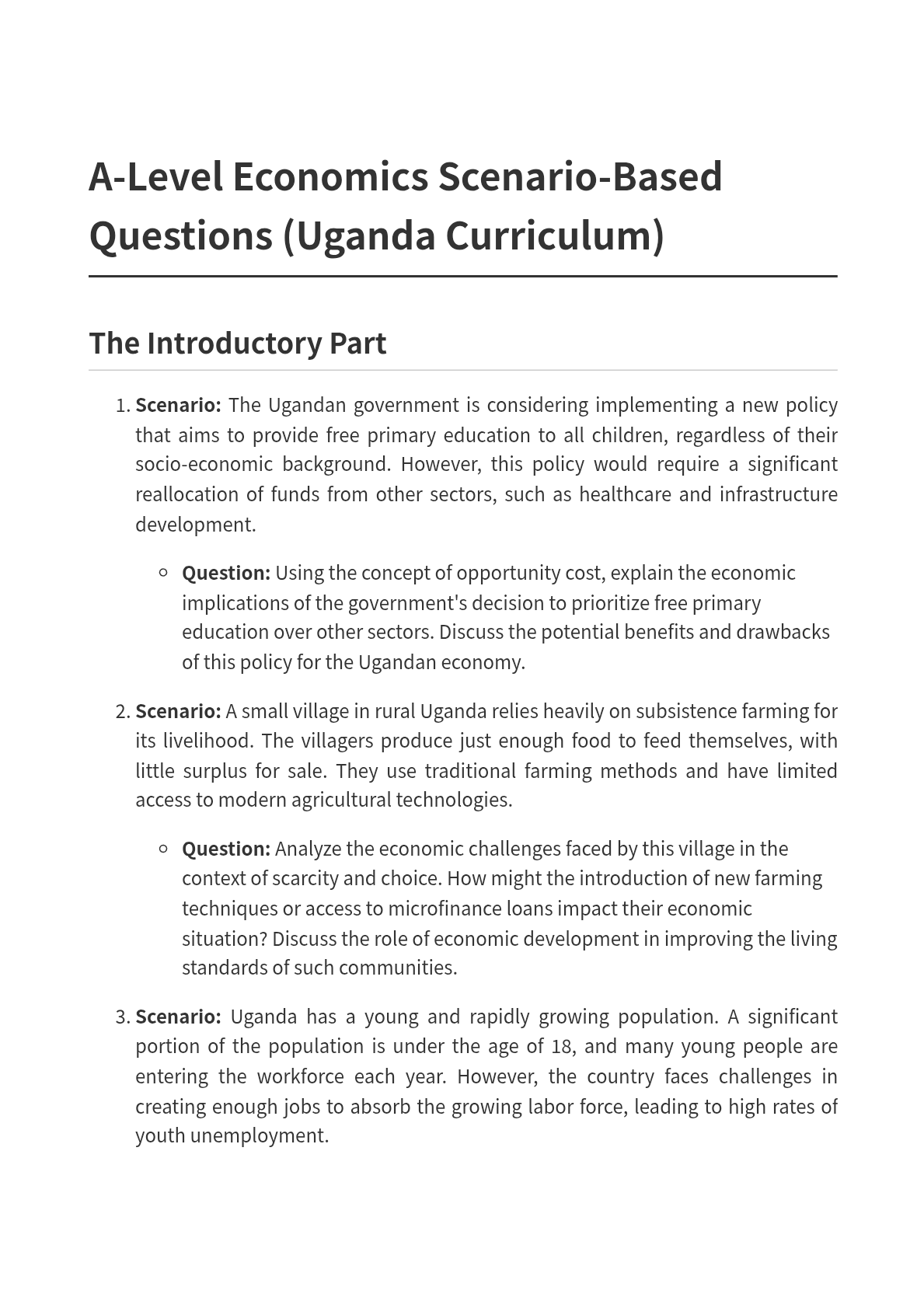 Uganda_A_Level_Economics_Scenario_Questions_Update