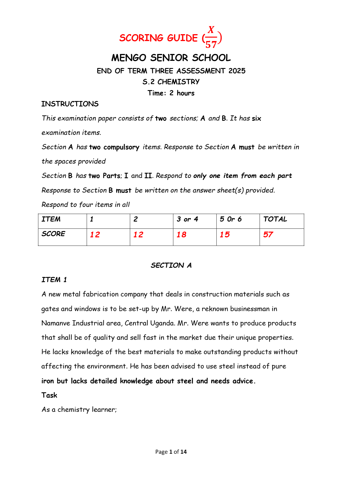 S2_CHEM_EOY_ASS_2025_SCORING_GUIDE