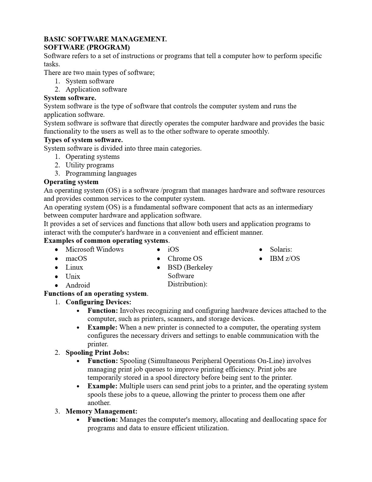S4 ICT notes