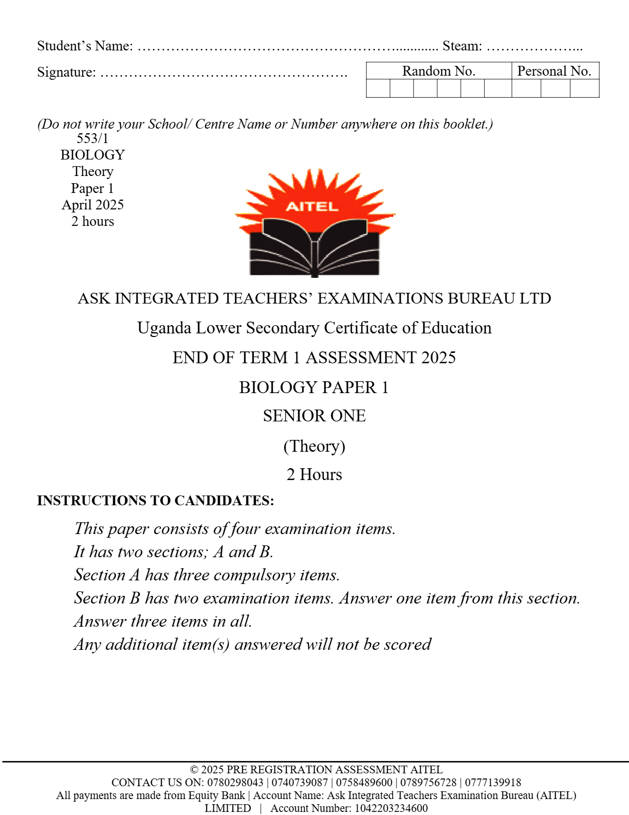 BIO S1