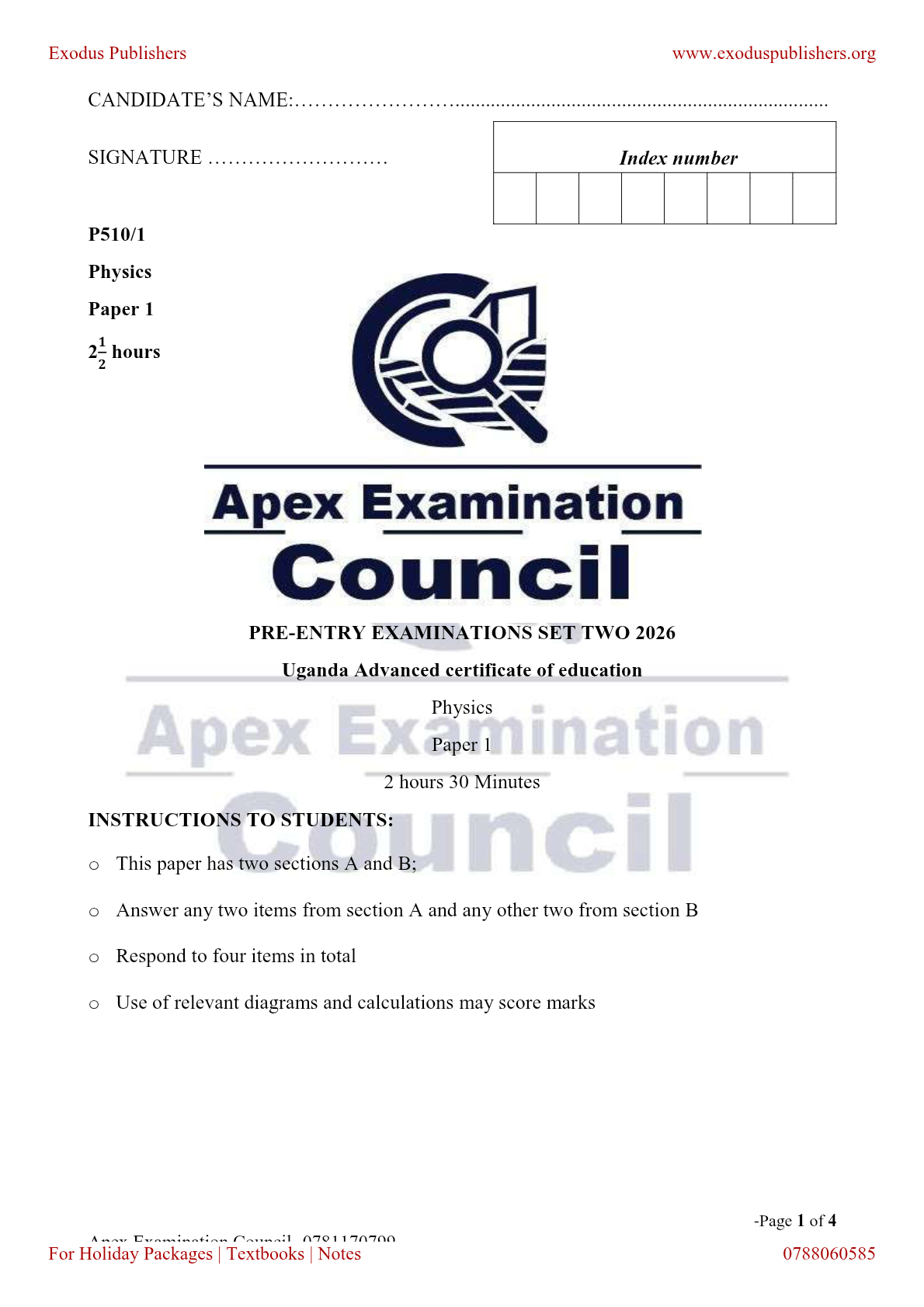 UACE_Physics_1__EOT_1_-_APEX_2026