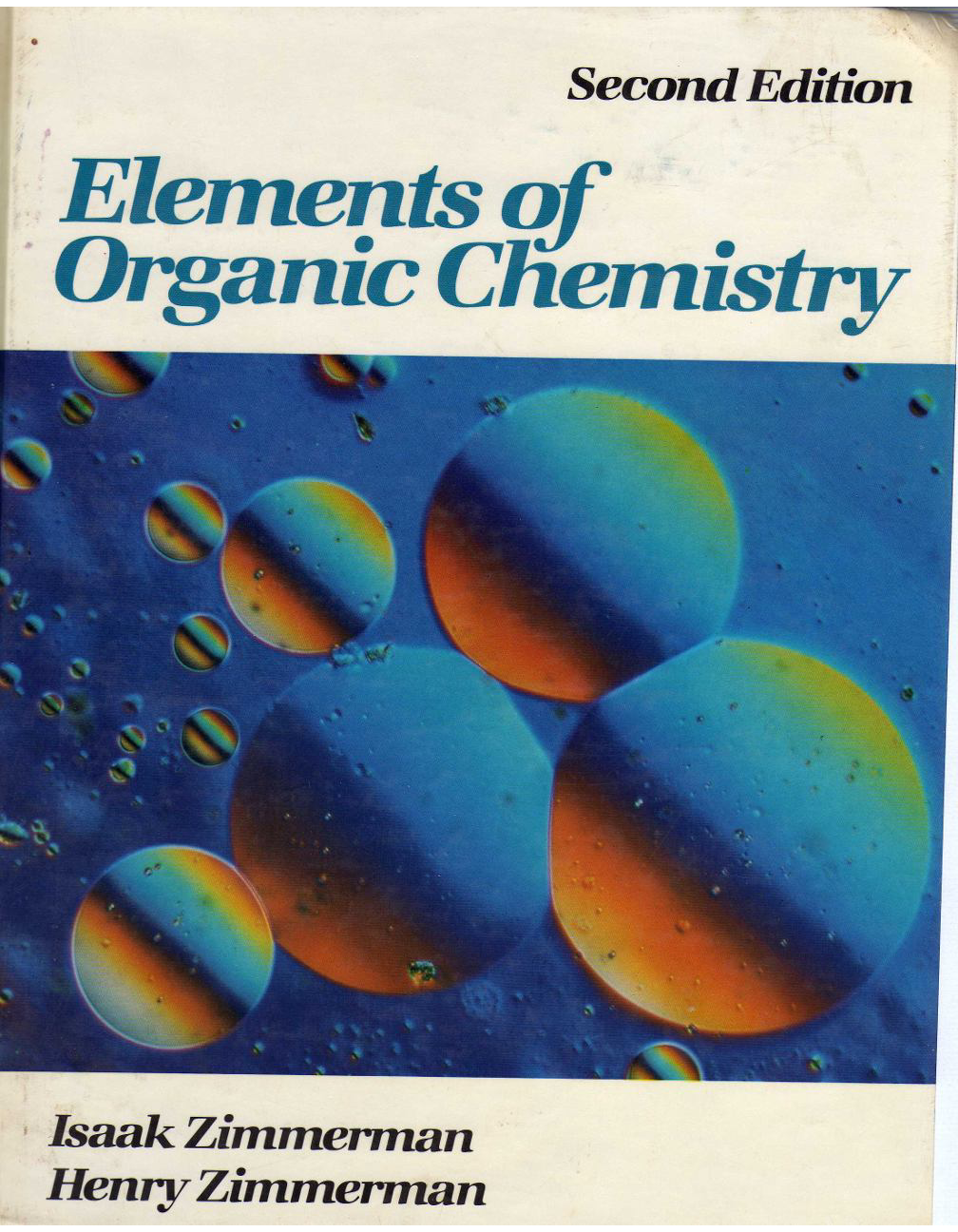 ELEMENTS OF ORGANIC CHEMISTRY