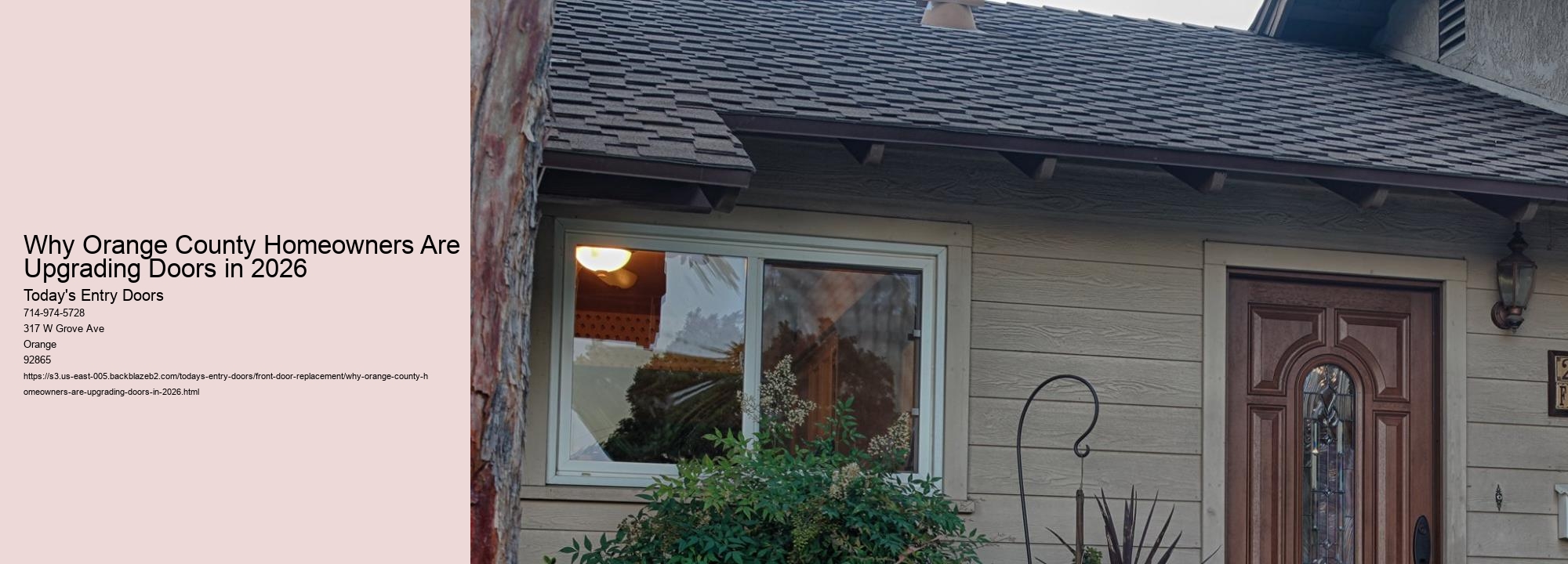 Why Orange County Homeowners Are Upgrading Doors in 2026