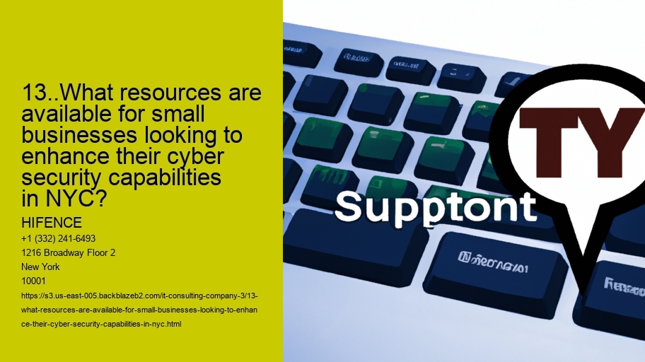 13..What resources are available for small businesses looking to enhance their cyber security capabilities in NYC?