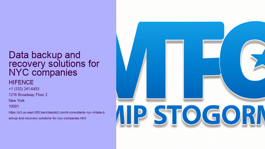 Data backup and recovery solutions provided by NYC managed IT service providers 