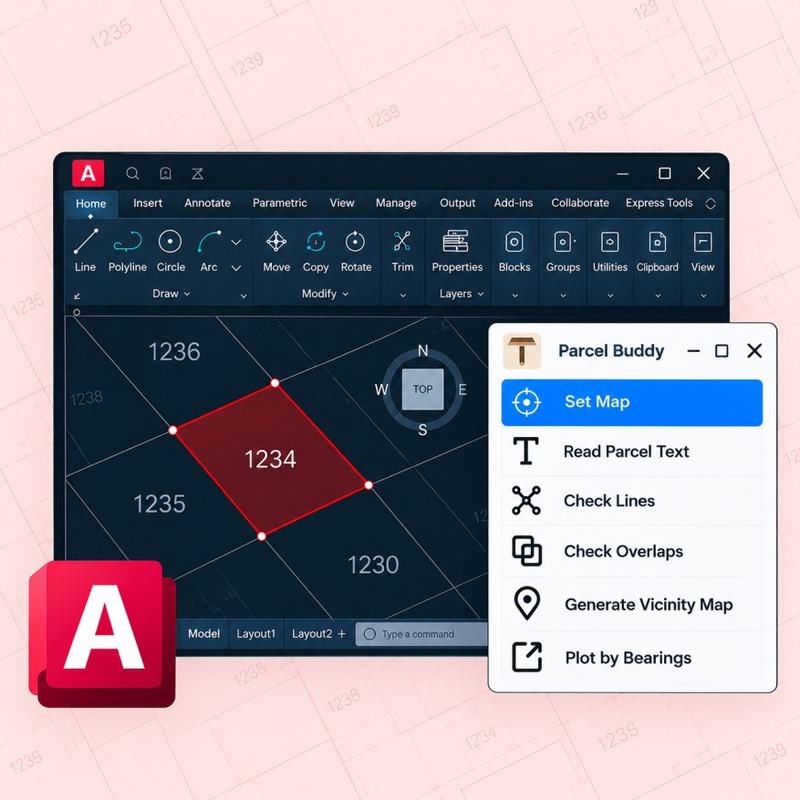 Parcel Buddy CAD Mapping Interface