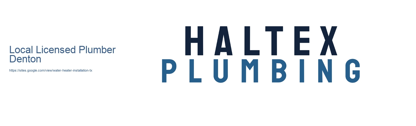 Local Licensed Plumber Denton