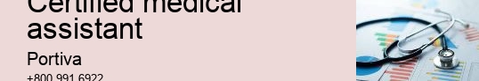 certified medical assistant