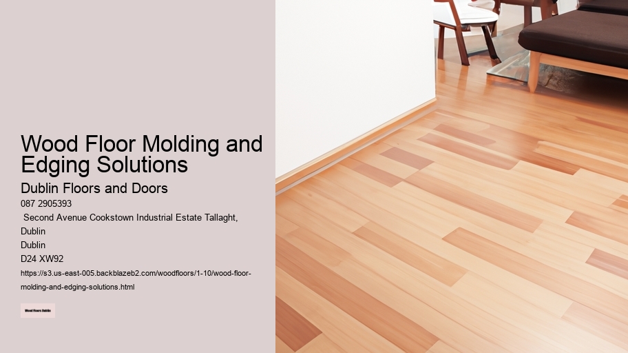 Wood Floor Molding and Edging Solutions