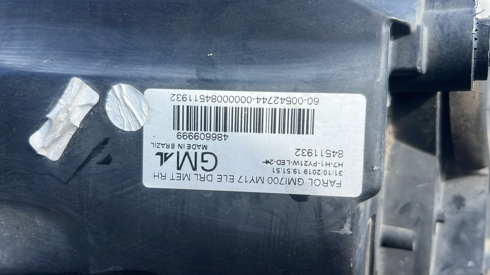 Optico Derecho Chevrolet Colorado (18-23) - Imagen 6