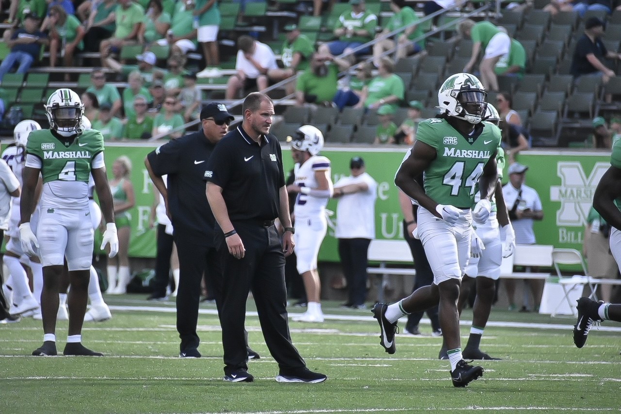 Semore eager to guide different looking defense at Marshall - WV MetroNews