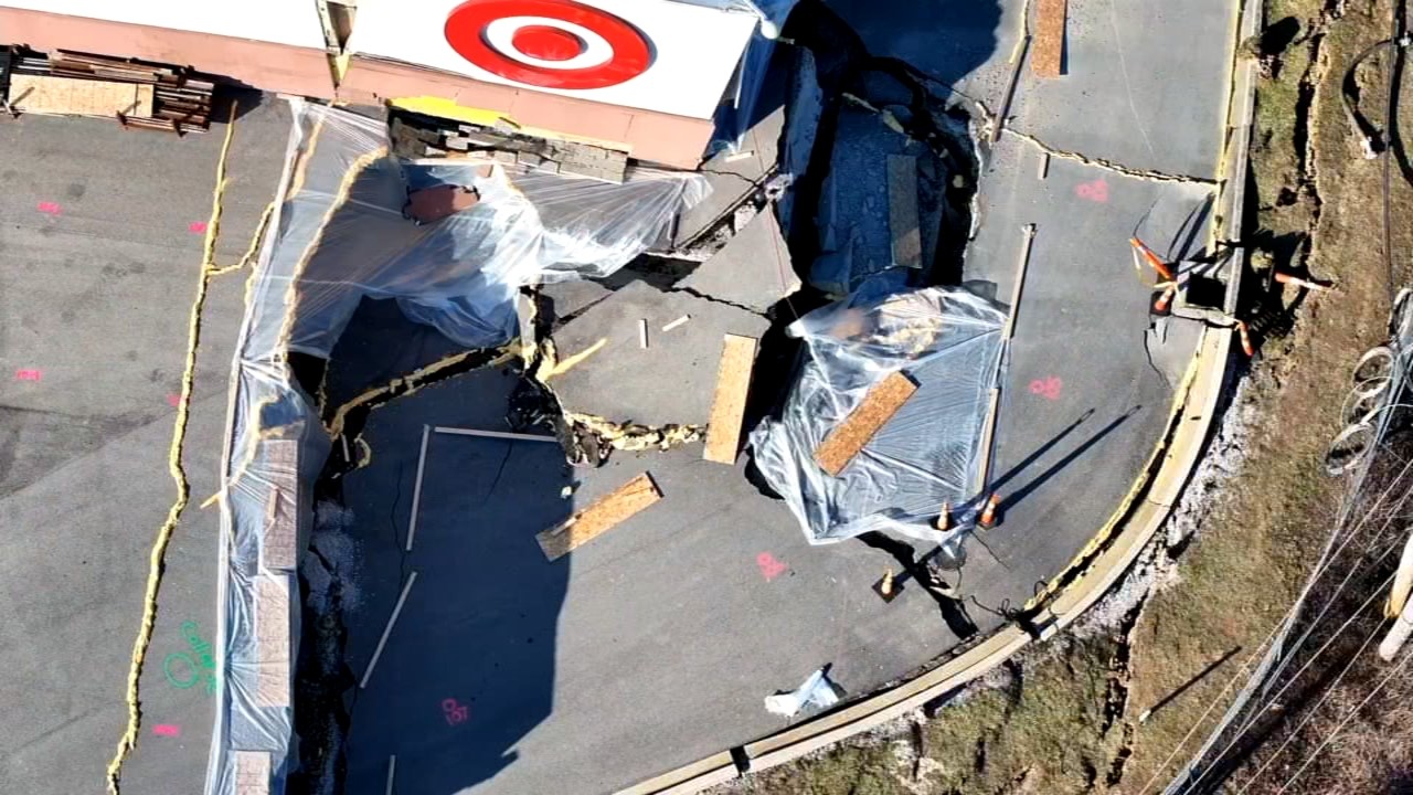 Back corner of Barbourville Target store separates from building as ...