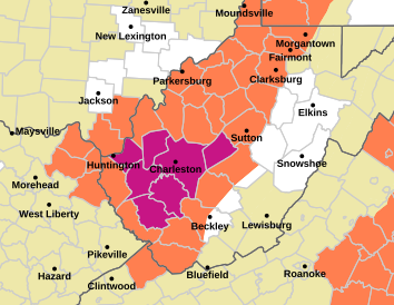 Many West Virginia counties under excessive heat warning, heat advisory