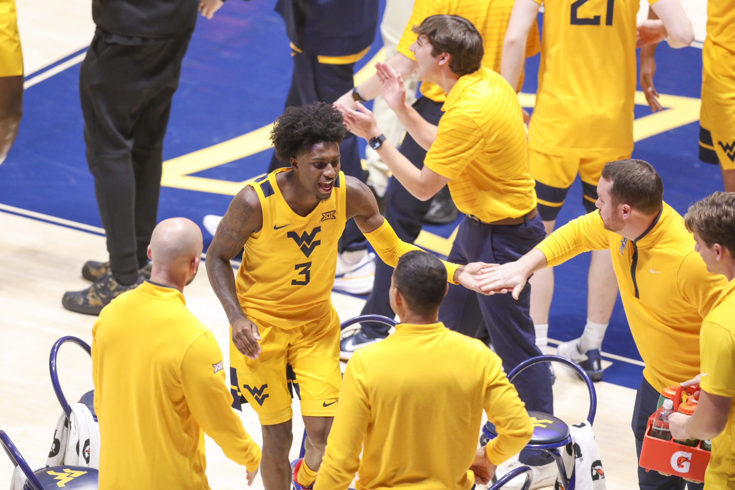 Mountaineers dominate second half while cruising to Backyard Brawl