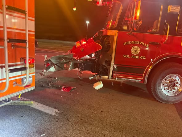 Two fire trucks taken out by drunk driver in Berkeley County