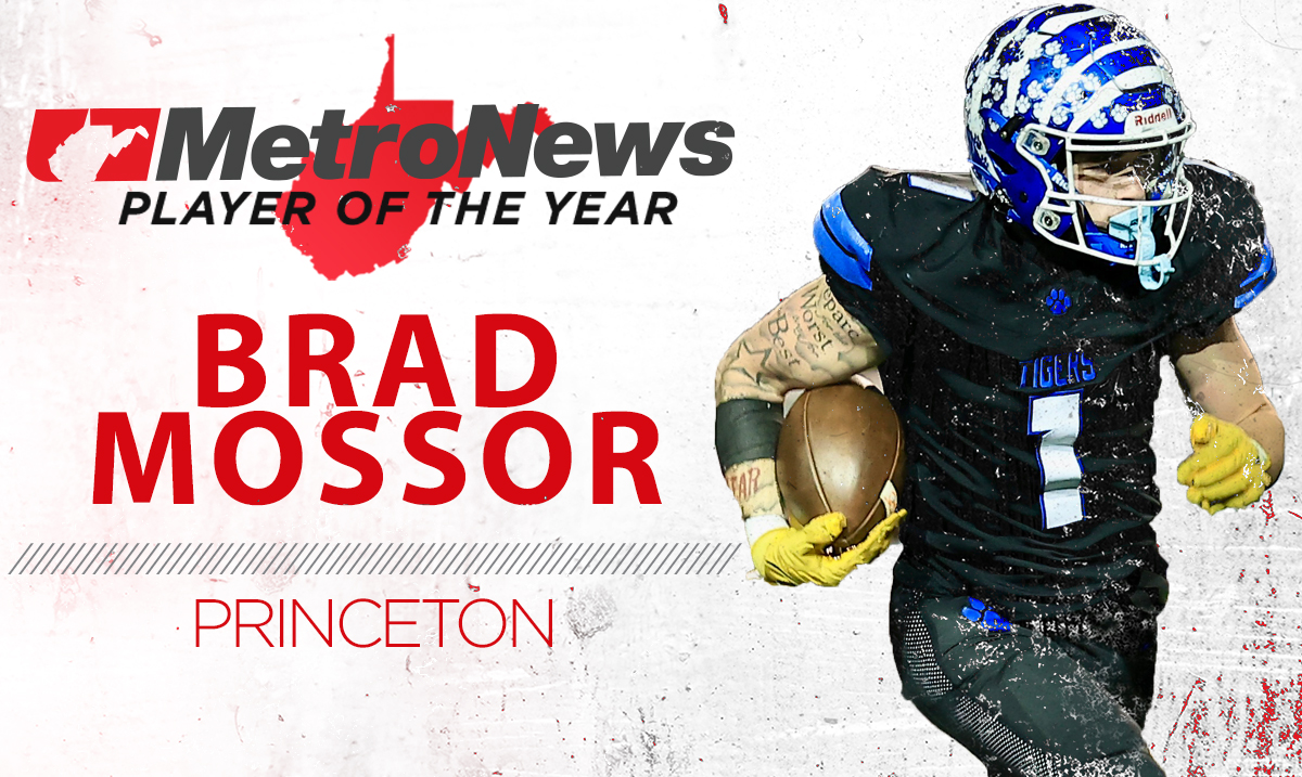 Princeton’s Brad Mossor named 2025 MetroNews Football Player of the Year