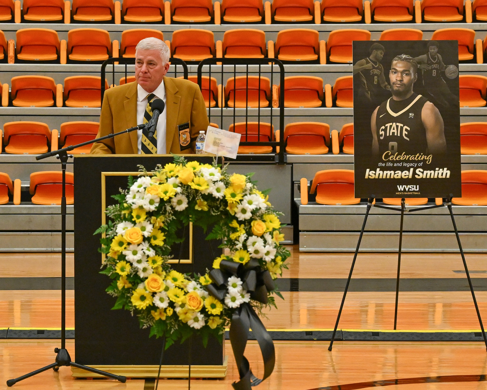WVSU holds memorial honoring student-athlete Ishmael Smith