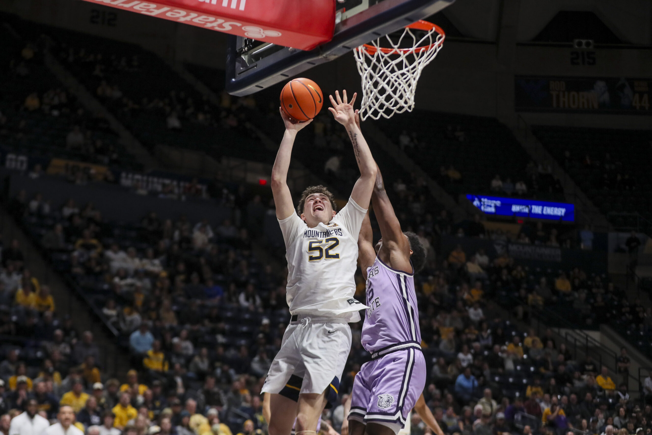 West Virginia will its way past Kansas State, 59-54