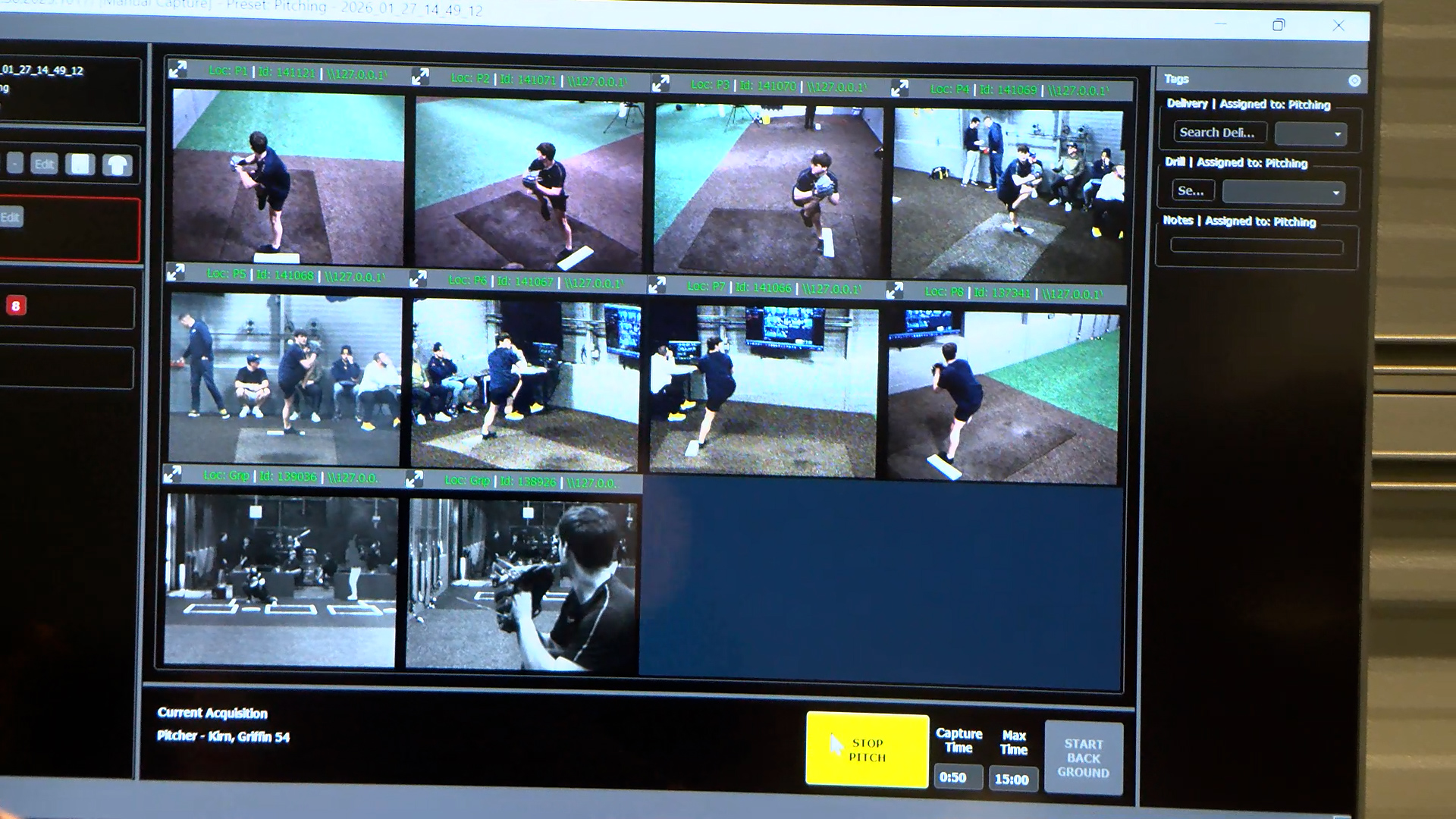 Data-driven decisions are crafted inside the WVU Baseball Biomechanics and Performance Center