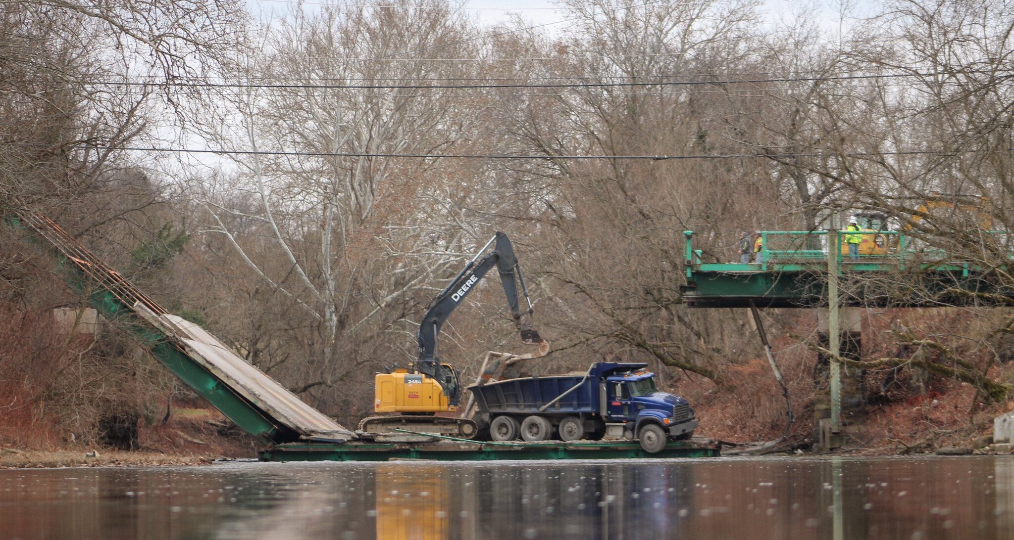 DOH says it’s unclear if bridge collapse will set back completion date of a new Wheeling span