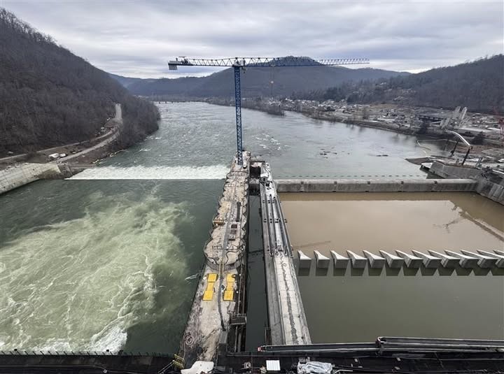 Construction in the home stretch for Bluestone Dam