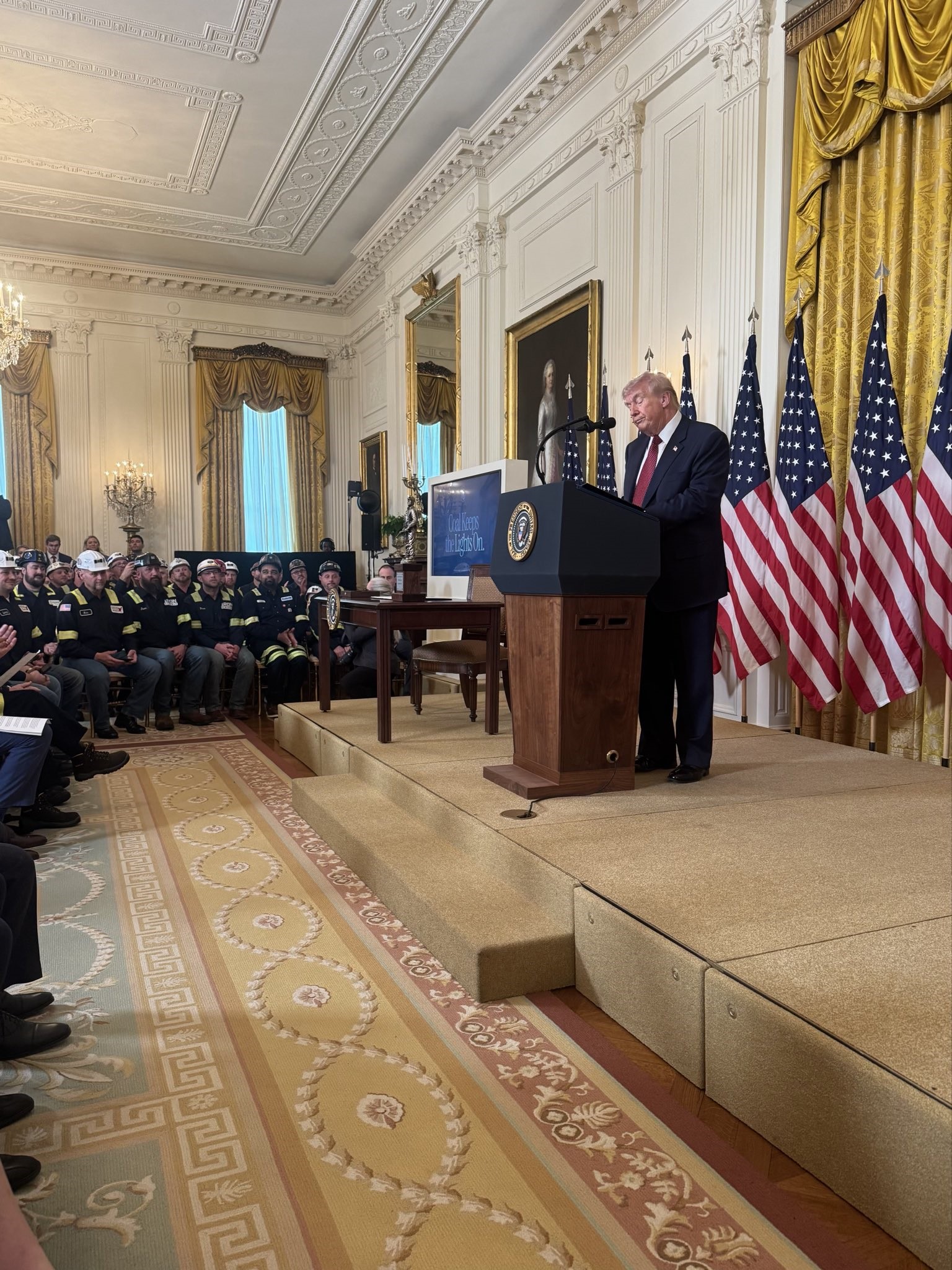 Trump announces Department of Energy investment in coal-fired power plants including 3 in West Virginia