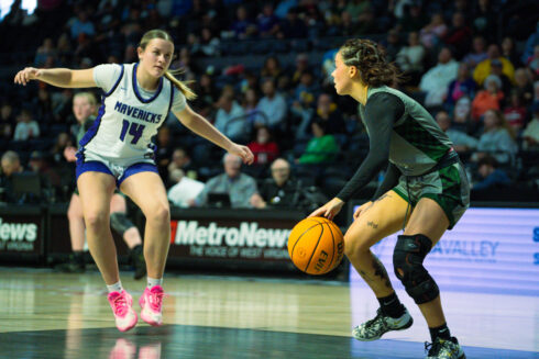 Mavericks stand tall in 49-30 win over Wyoming East