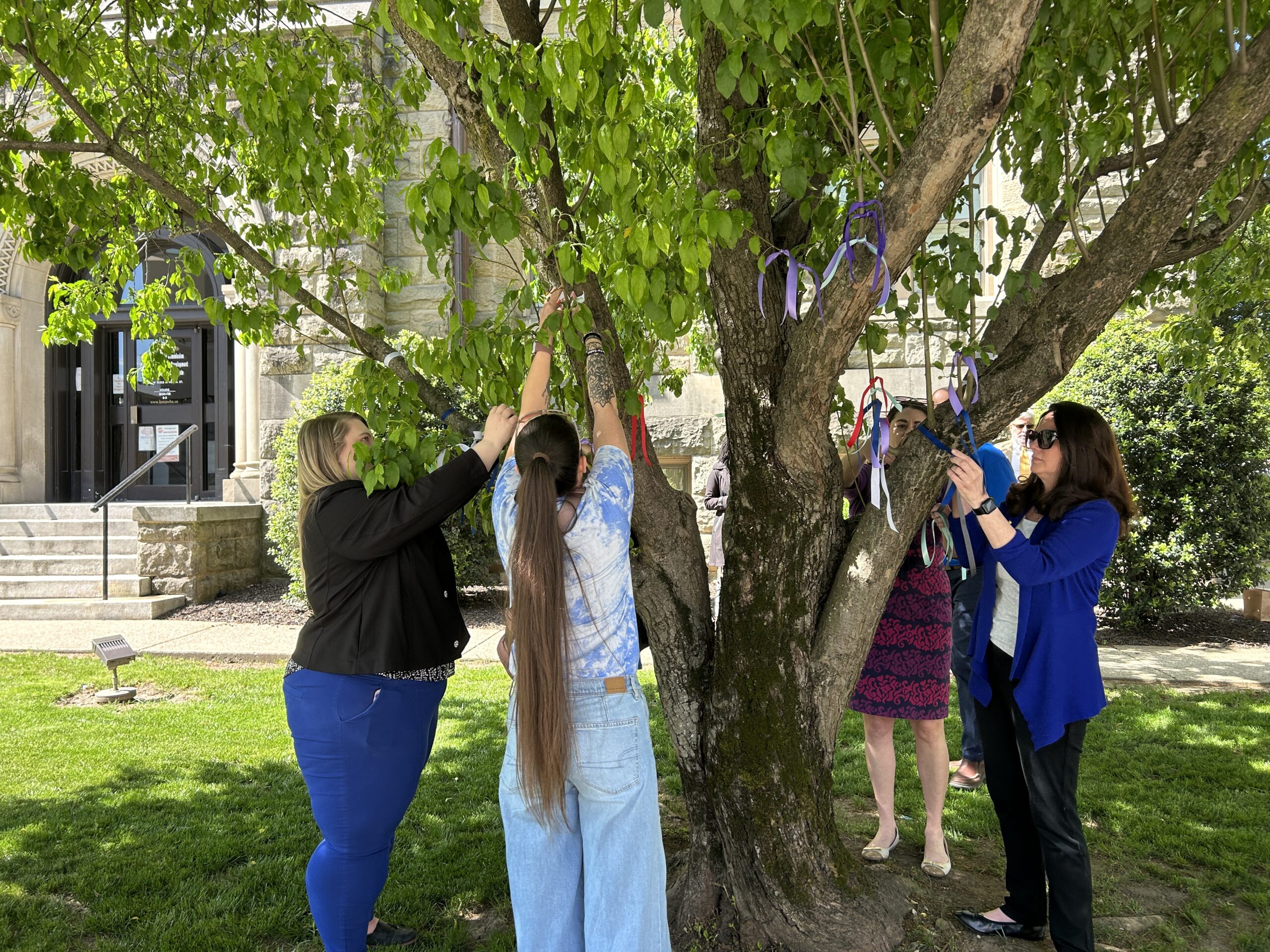 Tree Of Rights National Crime Victims' Rights Week recognized with Ribbon Tree ...