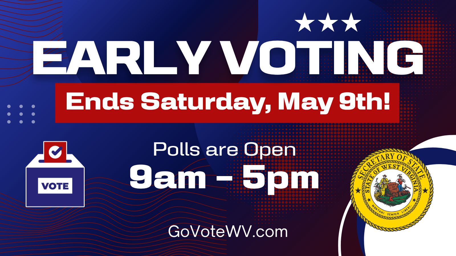 News Early voting ends Saturday, numbers down Just more than 48,000 voters had voted early heading into Friday. By Jeff Jenkins May 8, 2026 - 4:11 pm